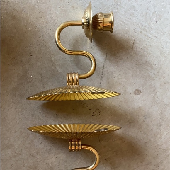 Brass Candleholders/Sconces - Picture 3 of 6